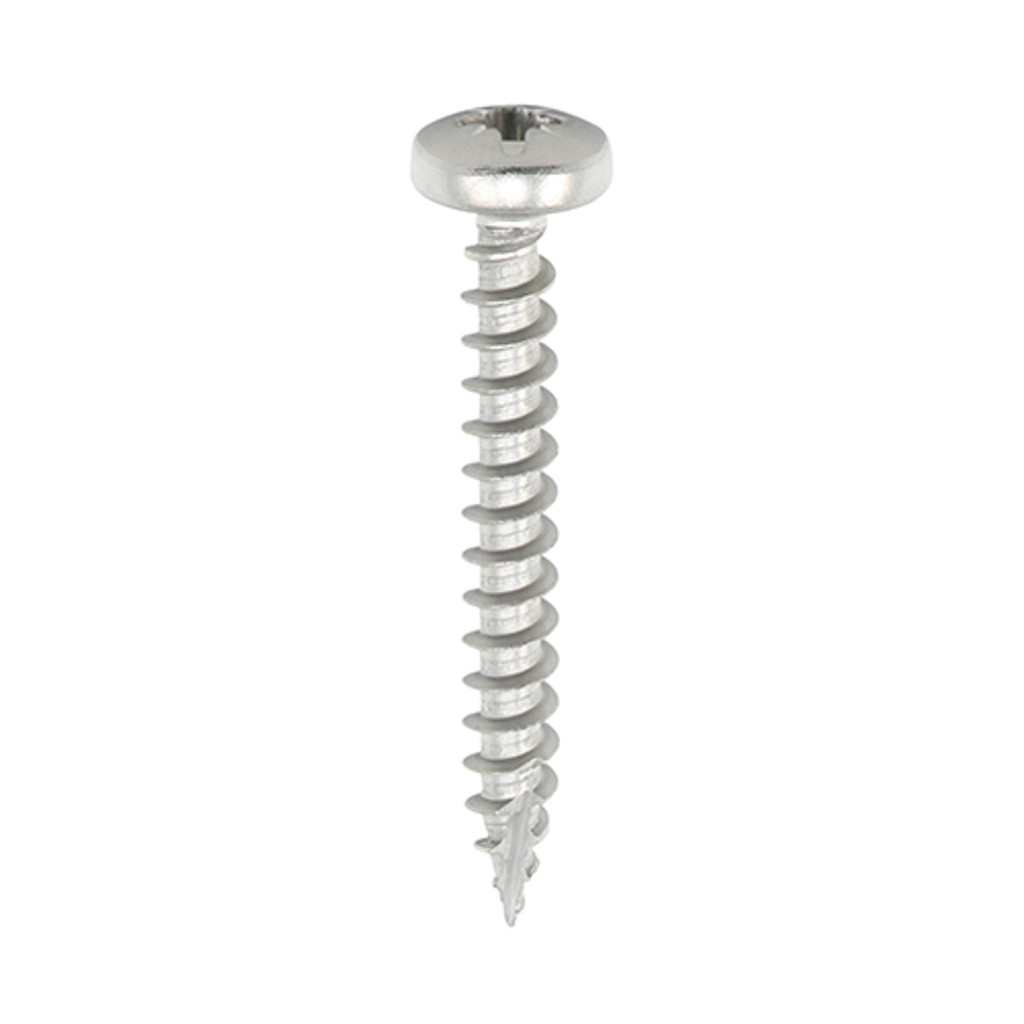 3.5 x 30mm Classic Screw PZ2 PAN - A2 S/S (QTY 200 PCS), MPN 35030CLAPSS