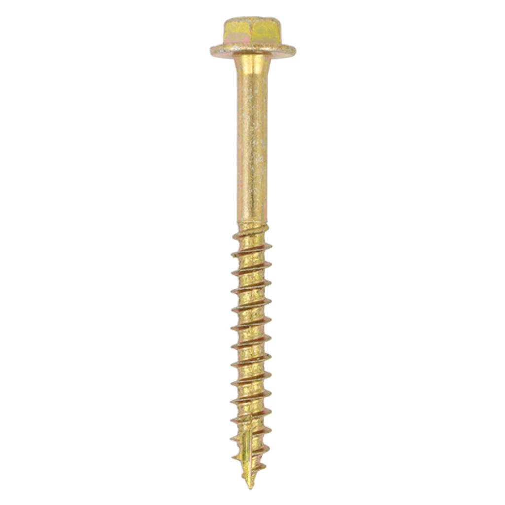 6.0 x 80mm Solo Coach Screw ZYP (QTY 100 PCS), MPN 680SCSY