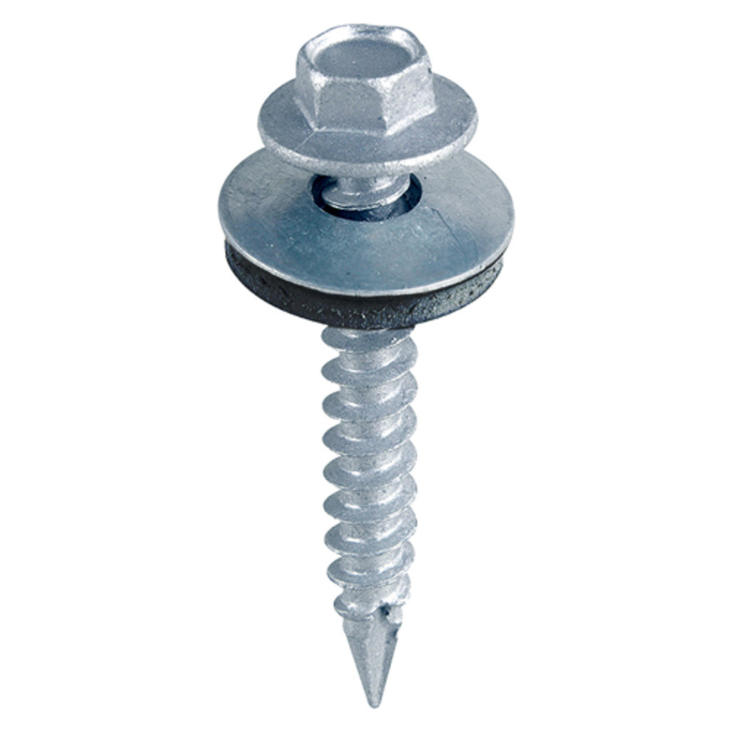 6.3 x 32mm Hex Sl Timber Screw W16 - BZP (QTY 100 PCS), MPN ZDS32W16