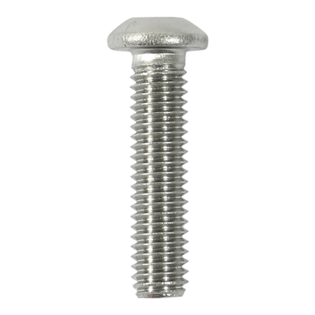 M6 x 12mm Button Socket Screws - A2 SS (QTY 10 PCS), MPN 612BUTSSX