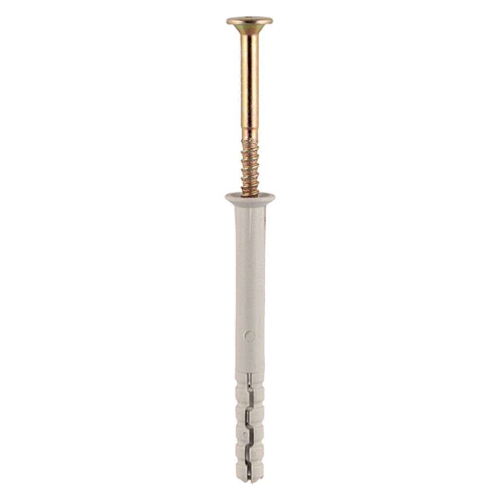 8.0 x 100mm Nylon Hammer Fixing - BZP (QTY 100 PCS), MPN 80100HF