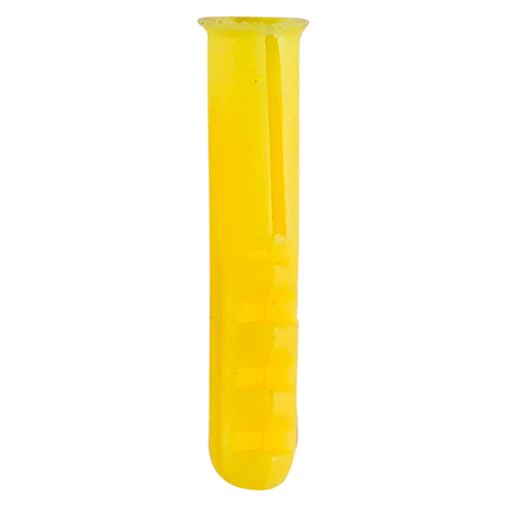 25mm Premium Plastic Plugs - Yellow (QTY 100 PCS), MPN YPLUG