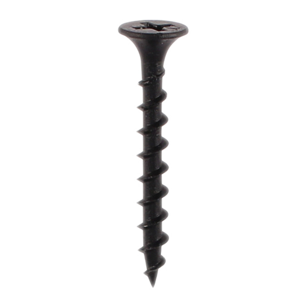 3.5 x 45mm Coarse Drywall Screw PH2 - BLK (QTY 1000 PCS), MPN 00045DRYC