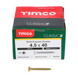 4.5 x 40 mm, Classic CSK (QTY 200) MPN- 45040CLAF