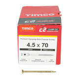 4.5 x 70mm C2 Clamp-Fix TX25 CSK ZYP (QTY 200 PCS), MPN 45070C2C