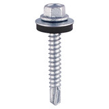 5.5 x 19mm Hex No.3 S/Dr Screw W16 - BZP (QTY 100 PCS), MPN ZL19W16