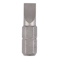 6.0 x 1.0 x 25 Slotted Driver Bit - S2 Grey (QTY 2)