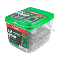 3.5 x 30mm C2 Strong-Fix PZ2 CSK ZYP TUB (QTY 1800 PCS), MPN 35030C2TUB