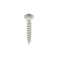 4.0 x 20mm Classic Screw PZ2 PAN - A2 S/S (QTY 200 PCS), MPN 40020CLAPSS