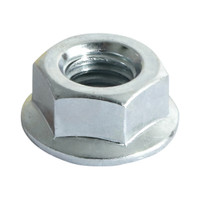 M20 Hex Flange Nut DIN 6923 - BZP (QTY 50 PCS), MPN NF20Z