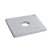 M10 x 50 x 50 x 3mm Square Plate Washer - HDG (QTY 100)