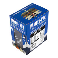 M5 x 90 Multi-Fix Stella Fixing Black (QTY 25 PCS), MPN STBLACK90