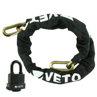 8mm x 1m Security Chain & W/P Padlock (QTY 2 PCS), MPN SCWP