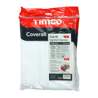 Large Type 5/6 Coverall White. MPN 770633