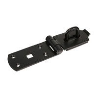 8" Heavy Secure Hasp-Staple BLK (QTY 1), MPN BHS8BB