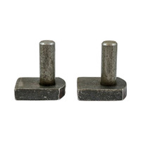 22mm Gate Hooks to Weld (QTY 2 PCS), MPN GHW22S