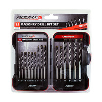 15pc Masonry Drill Bit Set (QTY 1), MPN M15SET