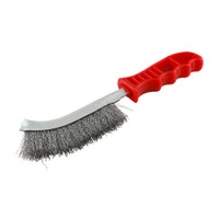 255mm Red Handle Wire Brush Steel (QTY 1), MPN RWHB