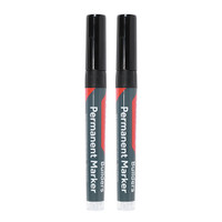 Fine Tip Permanent Markers - Black (QTY 2 PCS), MPN 736111