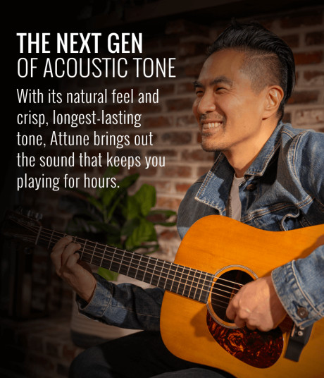 Attune Elixir Guitar Strings Custom Gauge 11-52 Artist Quote