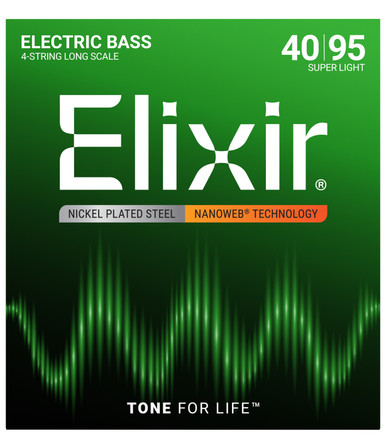 Corde Per Basso Elixir 4 Corde | Acciaio Inossidabile | Rivestimento NANOWEB | Light/Medium .045-.105 - Foto 7