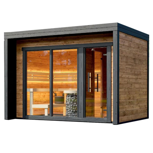 2025 High Quality Outdoor Solid Wood Therapy Room for 4-8 Person