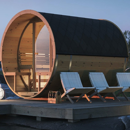 Comfort Saunas Barrel Sauna Echo Cove 002
