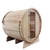 SaunasEnvy Modern Outdoor Barrel Sauna – 6 Person