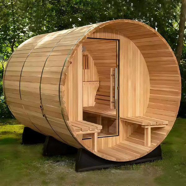 SaunasEnvy Serenity Round Sauna – 3–4 Person