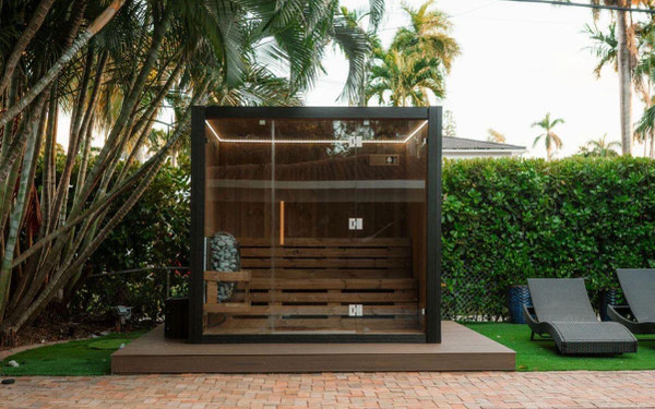 Comfort Saunas - Contemporary Outdoor Steam Room
