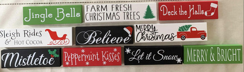 Wooden Christmas Signs