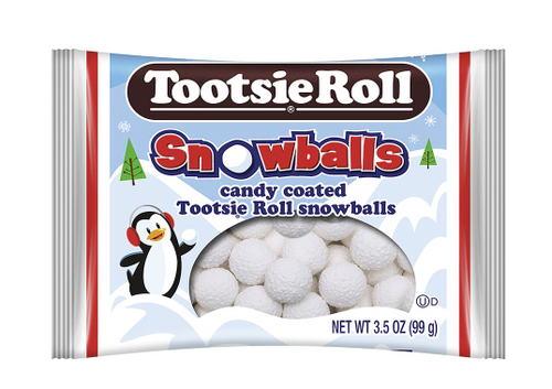 Tootsie Roll Snowballs