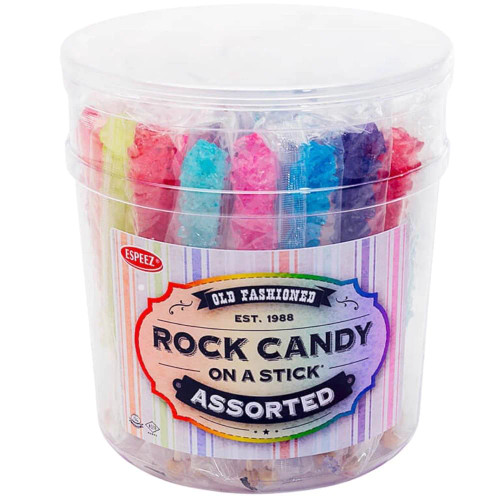 Rock Candy On A Stick Assorted Flavours