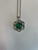 Celtic Rose Pendant Medium (Malachite)