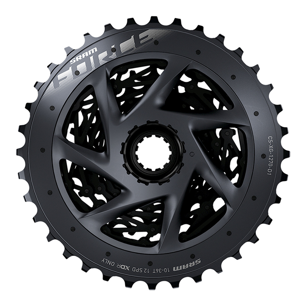 SRAM FH CASS SRAM XG1270 10-36 12s XDR BK/GY FORCE AXS 00.2418.106.000