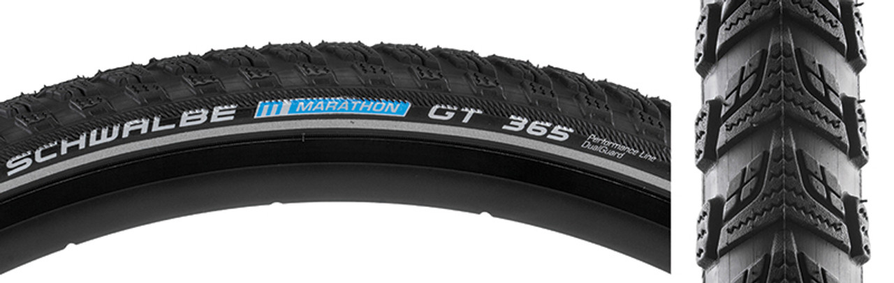 sneeuwman belegd broodje Preventie Shop SCHWALBE TIRES SCHWALBE MARATHON GT 365 PERF TWIN DUALGUARD 20x1.5  BK/BK/REF FOUR SEASON E50 WIRE 11101341 and save with big discounts