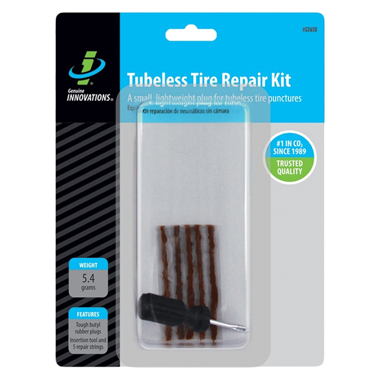 GENUINE INNOVATIONS PATCH KIT INO UST TUBELESS PLUG KIT 2013 G2650