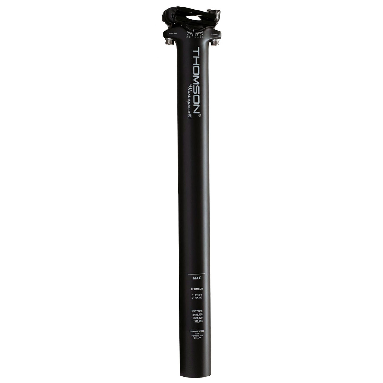 Carbon Masterpiece Seatpost, 31.6 x 350mm Blk