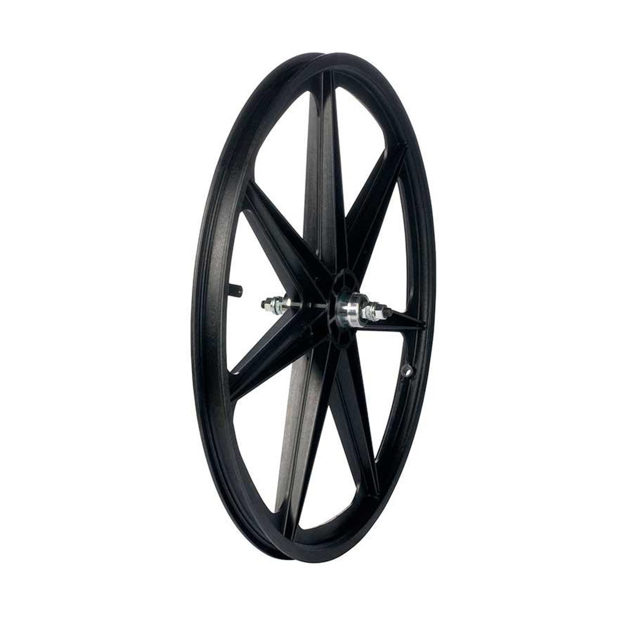 20 Inch Bmx Wheels Skyway Graphite Tuff II Gold Flange
