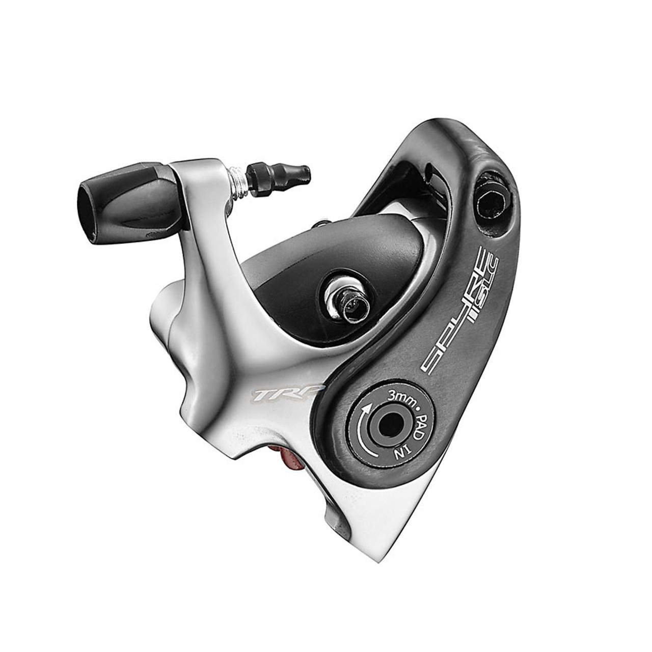 TRP, Spyre SLC, Road Mechanical Disc Brake, Front or Rear, Flat mount, 140  or 160mm (not included), 162g, Silver