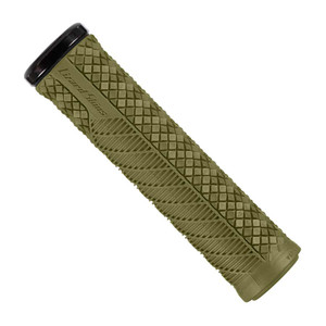 Lizard Skins, Charger Evo Single Sided Lock-On, Grips, 136mm, Olive Green Lizard Skins, Charger Evo Single Sided Lock-On, Grips, 136mm, Olive Green