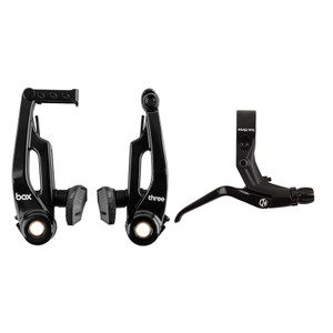 BOX COMPONENTS BRAKE CLPR BOX THREE V 108mm w/LEVER BK BX-BK173VB108-BK BOX COMPONENTS BRAKE CLPR BOX THREE V 108mm w/LEVER BK BX-BK173VB108-BK