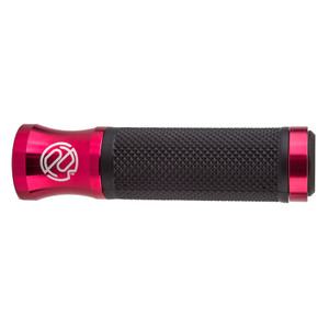 PORTLAND DESIGN WORKS GRIPS PDW LOCKON SPEED METAL BK/RD-CLAMP 128mm 104 PORTLAND DESIGN WORKS GRIPS PDW LOCKON SPEED METAL BK/RD-CLAMP 128mm 104