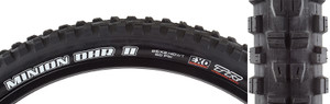 MAXXIS TIRES MAX MINION DHR II 26x2.4 BK FOLD/60 DC/EXO/TR/WT TB72910000 MAXXIS TIRES MAX MINION DHR II 26x2.4 BK FOLD/60 DC/EXO/TR/WT TB72910000