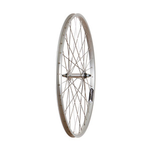 Wheel Shop, Evo Tour 20 Silver/ Formula FM-21, Wheel, Front, 26'' / 559, Holes: 36, Bolt-on, 100mm, Rim Wheel Shop, Evo Tour 20 Silver/ Formula FM-21, Wheel, Front, 26'' / 559, Holes: 36, Bolt-on, 100mm, Rim