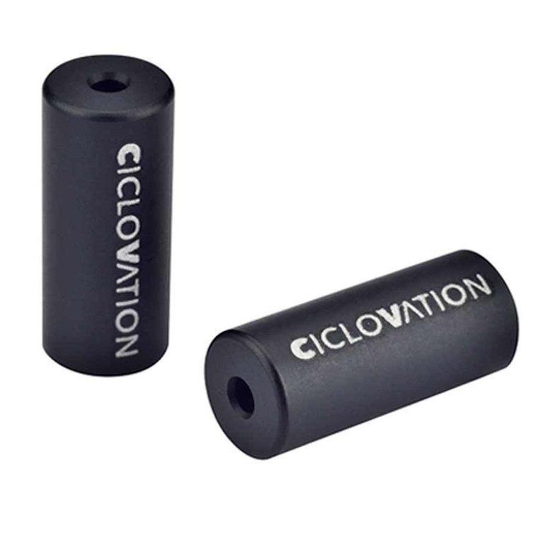 Ciclovation, Housing stop, Alloy, Black, 5mm, 50pcs