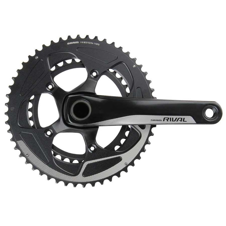 SRAM, Rival22, Crankset, 11sp., 170mm, 36/52T, BCD:110mm, GXP, 44.5mm, Black