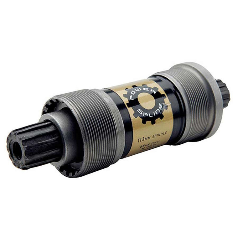 Truvativ, Power Spline bottom bracket, BSA, 68mm, 108mm, Steel, Grey, 00.6415.004.000