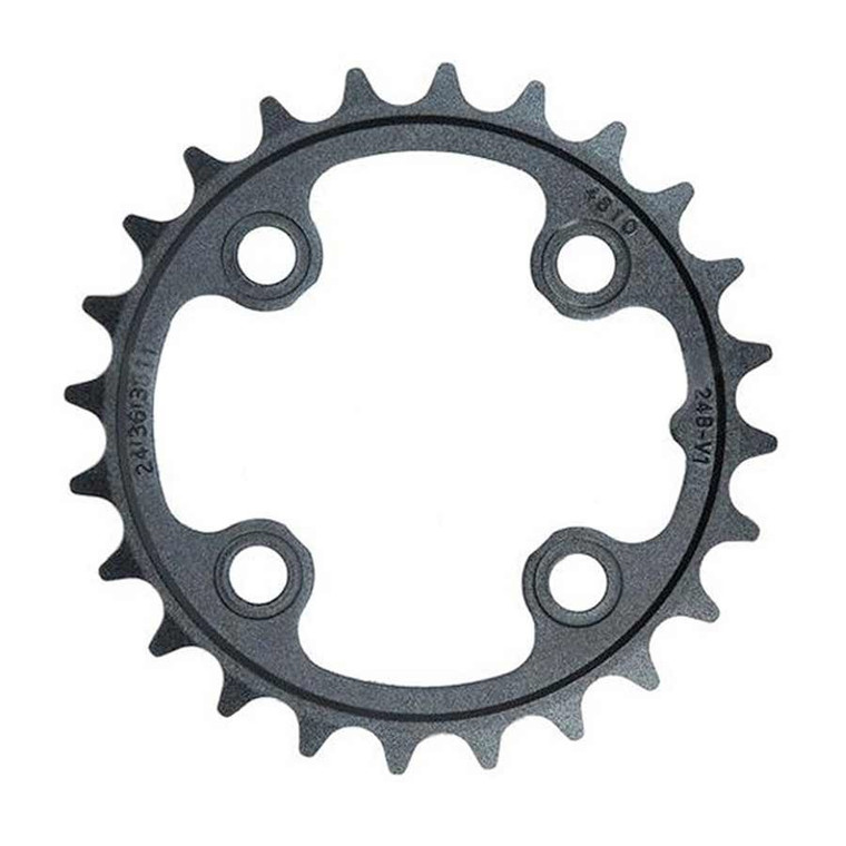 Truvativ, 26T, 9 sp, BCD 64mm, 4-Bolt, Inner Chainring, For MTB triple, Aluminum, Black, 11.6215.092.000