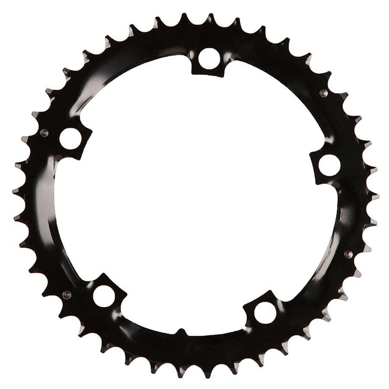 Truvativ, 42T, 10 sp, BCD 130mm, 5-Bolt, Inner Chainring, For 30/42/52, Steel, Black, 11.6215.153.000